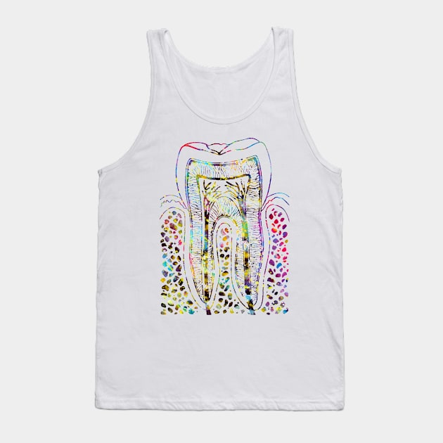 Tooth Structure Tank Top by erzebeth